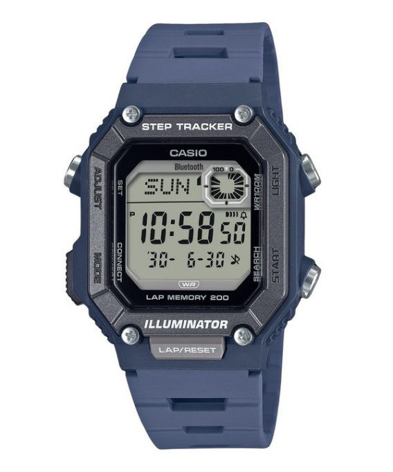 Casio Standard Digital Smartphone Link Step Tracker Resin Rem Quartz WS-B1000-2AV 100M herreur