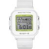 Casio Baby-G Plus Digital 30-års jubilæumsrem med hvid resin Quartz BGD-10K-7 100M dameur med speciel holder