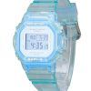 Casio Baby-G Digital Summer Jelly Transparent Lyseblå Resin Rem Quartz BGD-565SJ-2 100M dameur