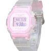 Casio Baby-G Digital Summer Jelly Transparent Pink Resin Rem Quartz BGD-565SJ-7 100M dameur