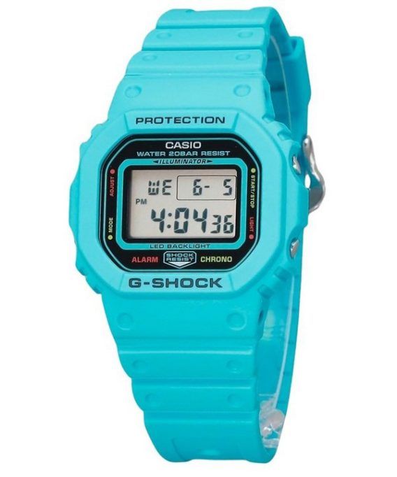 Casio G-Shock Digital Energy Park Series Vivid Blue Bio-baseret harpiksrem Quartz DW-5600EP-2 200M herreur