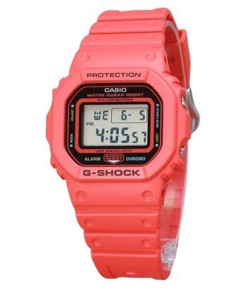 Casio G-Shock Digital Energy Park Series Rød biobaseret harpiksrem Quartz DW-5600EP-4 200M herreur