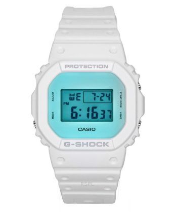 Casio G-Shock digital hvid harpiksrem Quartz DW-5600TL-7 200M herreur