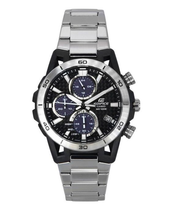 Casio Edifice Sospensione Analog Chronograph Rustfrit Stål Grey Dial Solar Powered EQS-960D-1AV 100M herreur