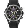 Casio Edifice Sospensione Analog Chronograph Resin Strap Grå skive Solar EQS-960PB-1AV 100M herreur