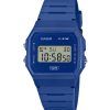 Casio POP digital blå biobaseret harpiksrem Quartz F-91WB-2A1 unisex ur