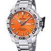 Festina The originals Stainless Steel Orange Dial Quartz Diver',s F20665-5 200M herreur