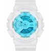 Casio G-Shock Analog Digital Hvid Resin-rem Flerfarvet Urskive Quartz GA-110TL-7A 200M herreur