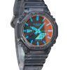 Casio G-Shock Analog Digital Transparent Resin Rem Multicolor Urskive Quartz GA-2100TLS-8A 200M herreur