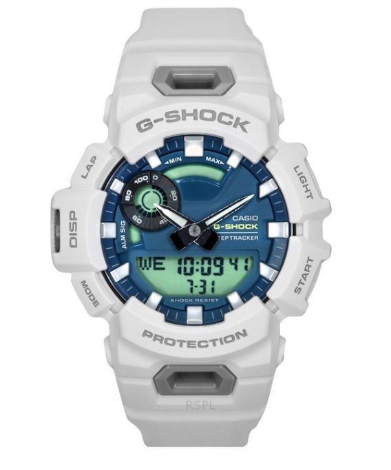 Casio G-Shock G-Squad Analog Digital Smartphone Link Bio-baseret harpiksrem Blue Dial Quartz GBA-900CB-7A 200M herreur