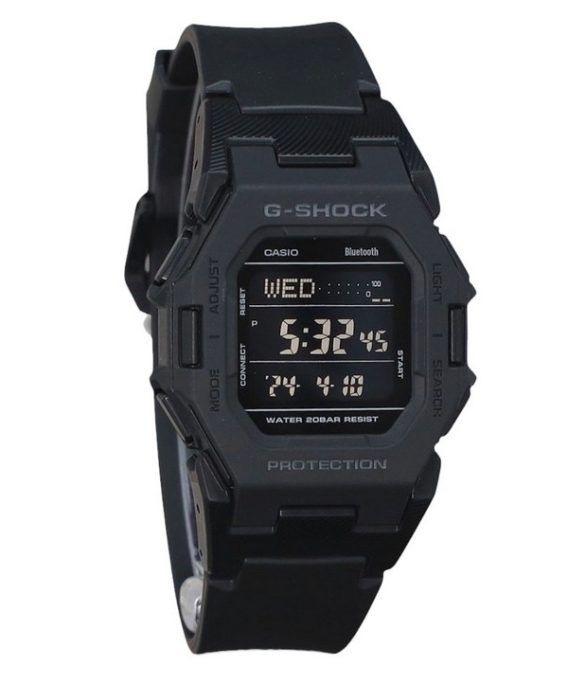 Casio G-Shock Digital Smartphone Link Sort harpiksrem Quartz GD-B500-1 200M herreur