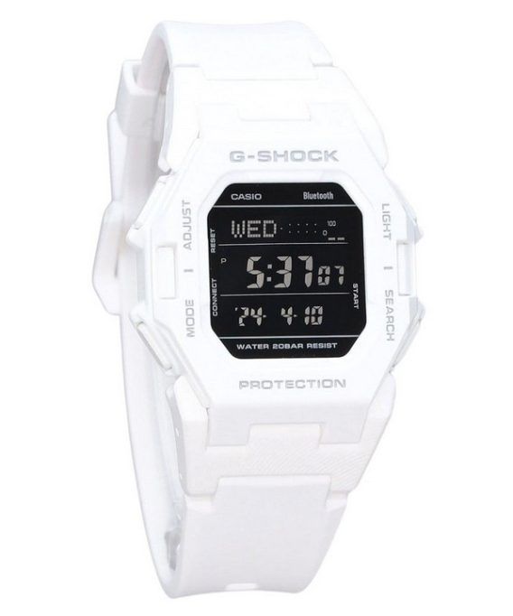 Casio G-Shock Digital Smartphone Link Hvid Resin Rem Quartz GD-B500-7 200M herreur