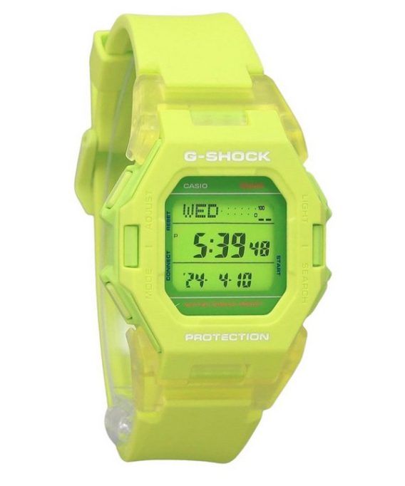 Casio G-Shock Digital Smartphone Link Grøn Resin Rem Quartz GD-B500S-3 200M herreur