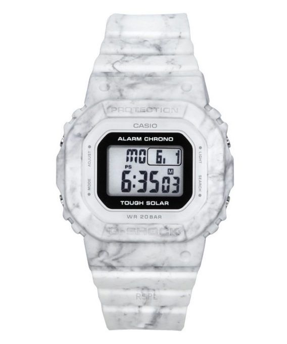 Casio G-Shock Digital Hvid Bio-baseret Resin Strap Tough Solar GMS-S5600RT-7 200M dameur