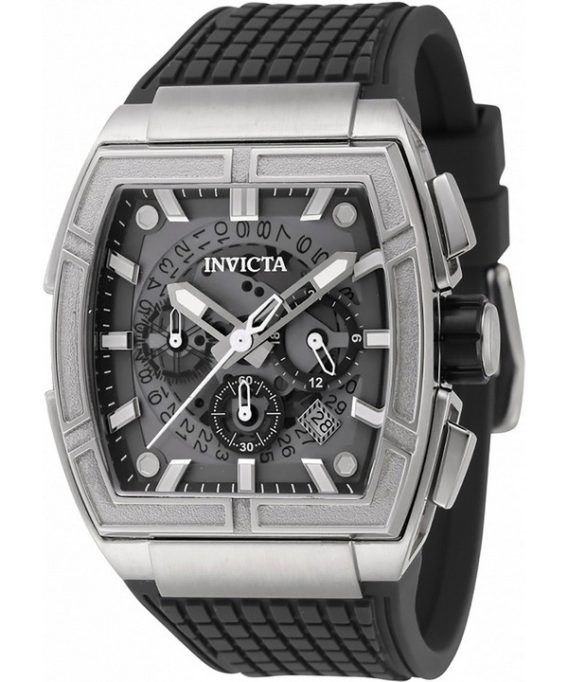 Invicta S1 RAlley Gravity Defier Chronograph Multifunktion Grå Skeleton Dial Quartz 44883 100M herreur