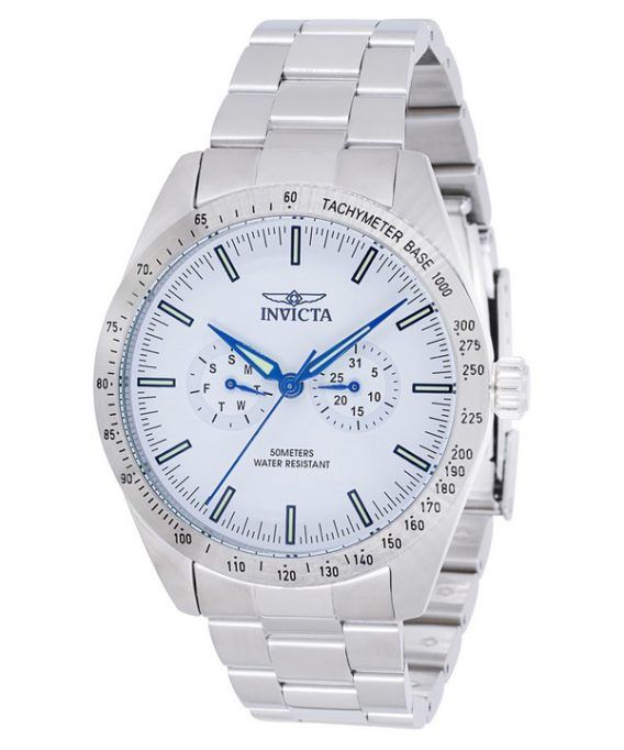 Invicta Specialty Rustfrit Stål White Dial Quartz 45975 Herreur