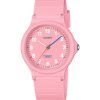 Casio Pop Analog Pink Bio-baseret harpiksrem Pink Urskive Quartz LQ-24B-4B dameur