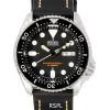 Seiko Automatic Diver's Black Leather SKX007J1-LS2 200M Mens Watch