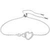 Swarovski Hyperbola Infinity And Heart Rhodium armbånd 5524421 til kvinder