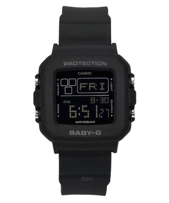 Casio Baby-G digital harpiksrem Black Dial Quartz BGD-10-1 100M dameur