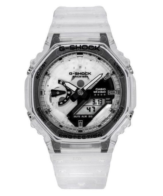 Casio G-Shock 40th Anniversary Clear Remix Limited Edition Analog Digital Quartz GA-2140RX-7A 200M herreur