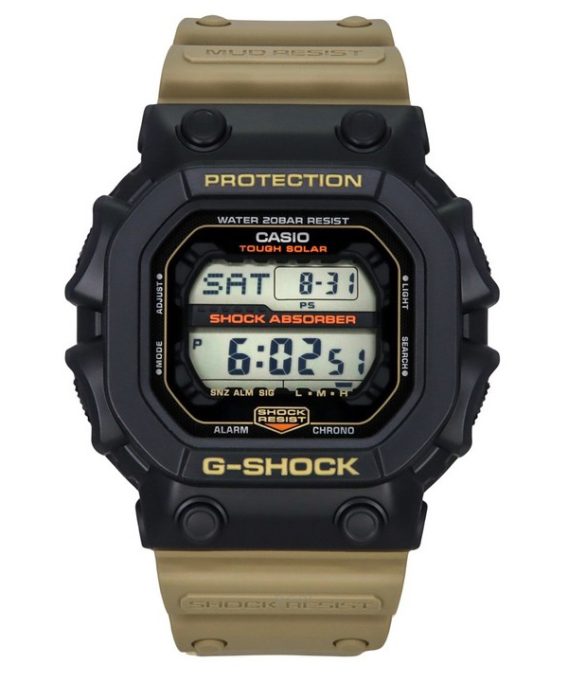 Casio G-Shock Digital Resin Rem Black Dial Tough Solar GX-56TU-1A5 200M herreur