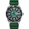 Citizen Promaster polyurethanrem Green Dial Automatic Diver',s NY0121-09X 200M herreur