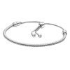 Pandora Moments Snake Chain Slider Armbånd 599652C01-2 til kvinder