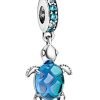 Pandora Murano glas Havskildpadde Dangle Charm 798939C01 til kvinder