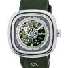 Sevenfriday T-Series Green-T Skeleton Dial Automatisk T1/06 SF-T1-06 herreur