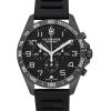 Victorinox Swiss Army Fieldforce Sport Chronograph Gummirem Black Dial Quartz 241926-1 100M herreur