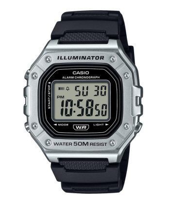 Casio Standard Digital Resin Rem Quartz W-218HM-7AV herreur