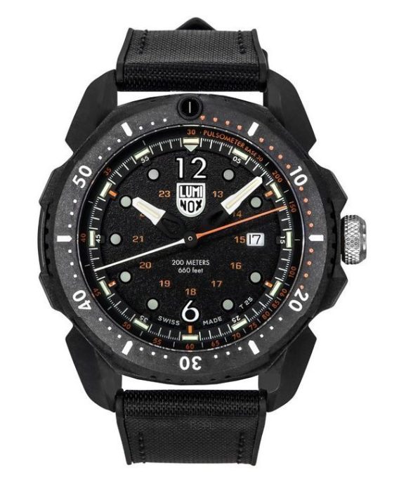 Luminox ICE SAR Arctic Outdoor Adventure Black Dial Swiss Quartz Diver&#39,s XL.1052 200M herreur