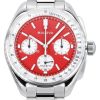 Bulova Lunar Pilot Chronograph Rustfrit Stål Red Dial Quartz 96K115 Herreur