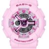 Casio Baby-G Analog Digital Pink Resin Rem Pink Urskive Quartz BA-110YK-4A 100M dameur