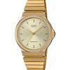 Casio Analog Gold Tone Rustfrit Stål Champagne Urskive Quartz MQ-24G-9E Herreur