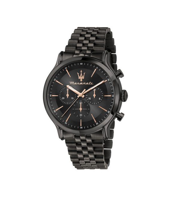 Maserati Epoca Limited Edition Chronograph Rustfrit stål Black Dial Quartz R8873618019 100M herreur