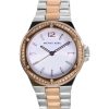 Renoveret Michael Kors Lennox Crystal Accents Silver Dial Quartz MK6989 dameur