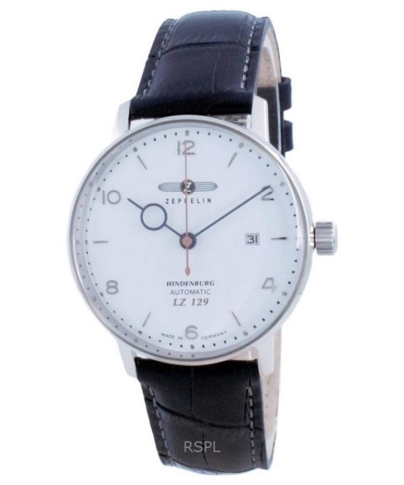 Renoveret Zeppelin LZ129 Hindenburg White Dial Automatic 80621 herreur