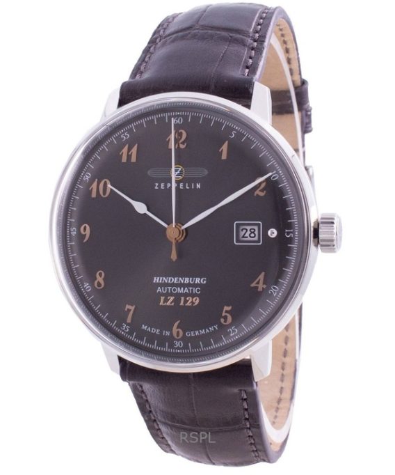 Renoveret Zeppelin Hindenburg LZ129 Grey Dial Automatic 70662 herreur