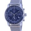 Renoveret Zeppelin 100 Jahre Ed.1 Chronograph Blue Dial Quartz 7680M3 herreur