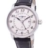 Renoveret Zeppelin LZ127 Graf GMT læderrem Ivory Dial Germany Made Quartz 76425 herreur