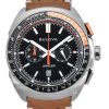 Bulova Racer Chronograph Læderrem Black Dial Quartz 98B427 100M herreur