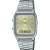 Casio Vintage Analog Digital Light Champagne Urskive Quartz AQ-230A-9AMQY Unisex Ur