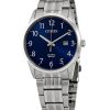 Citizen Stainless Steel Blue Dial Quartz BI5000-52L Herreur