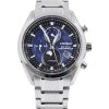 Citizen Tsuku-yomi Chronograph Moon Phase Super Titanium Blue Dial Eco-Drive BY1010-81L 100M herreur