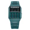 Casio POP Vintage Lommeregner Digital grøn biobaseret harpiksrem Quartz CA-53WB-3B unisex ur