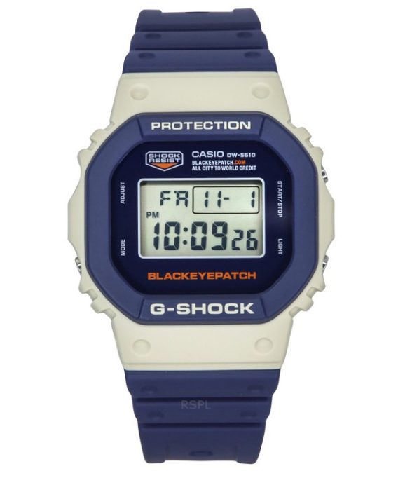 Casio G-Shock Digital BlackEyePatch Collaboration Bio-baseret harpiksrem Quartz DW-5610BEP-2 200M herreur