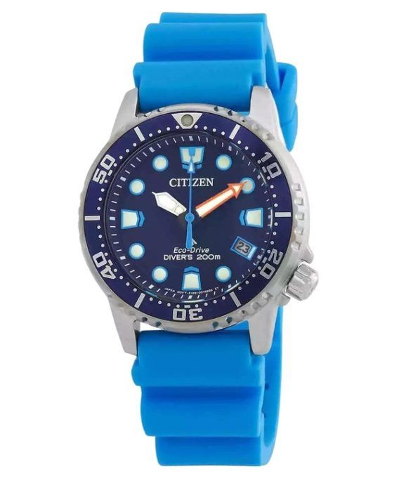 Citizen Promaster Dive Polyurethan Rem Blue Dial Eco-Drive EO2028-06L 200M herreur