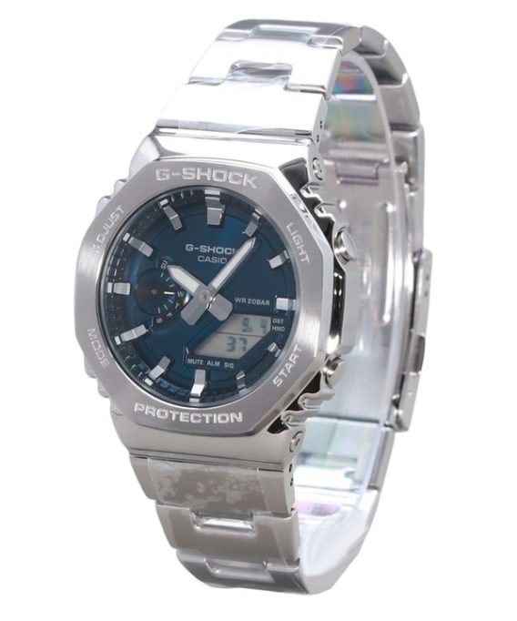 Casio G-Shock G-Steel Analog Digital Blue Dial Quartz GM-2110D-2B 200M herreur